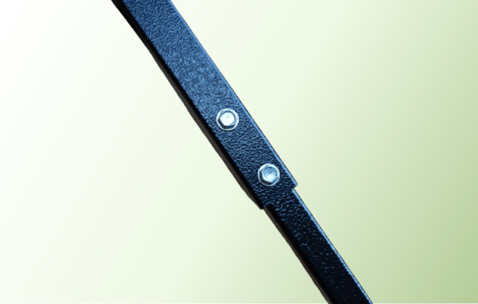 True Latch Black 8' Telescopic Gate Brace for Vinyl Gates