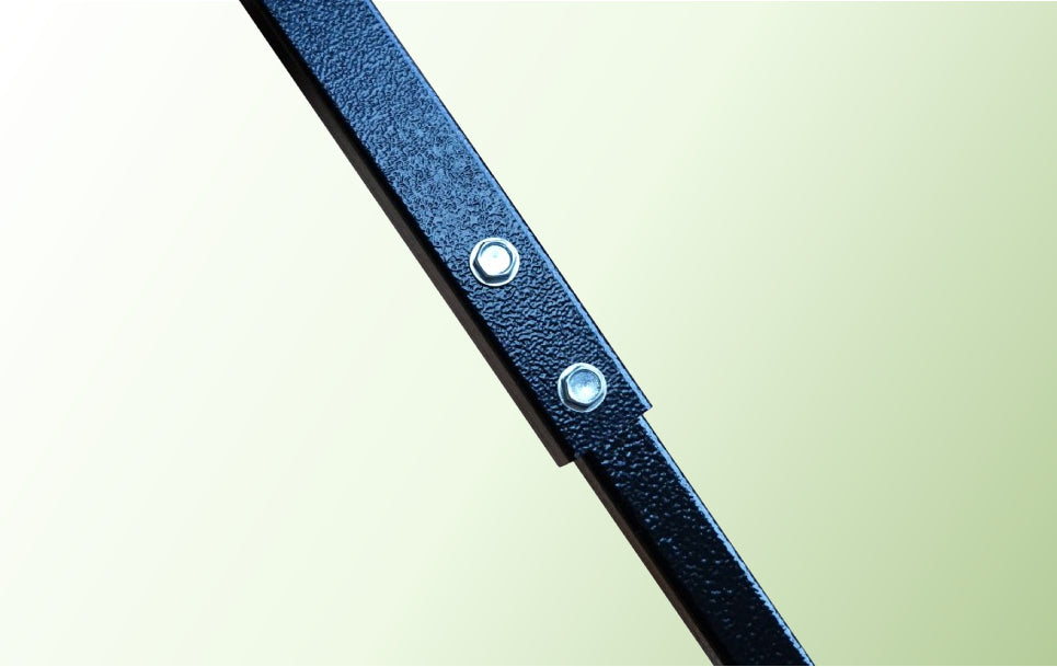 True Latch Black 7' Telescopic Gate Brace for Vinyl Gates