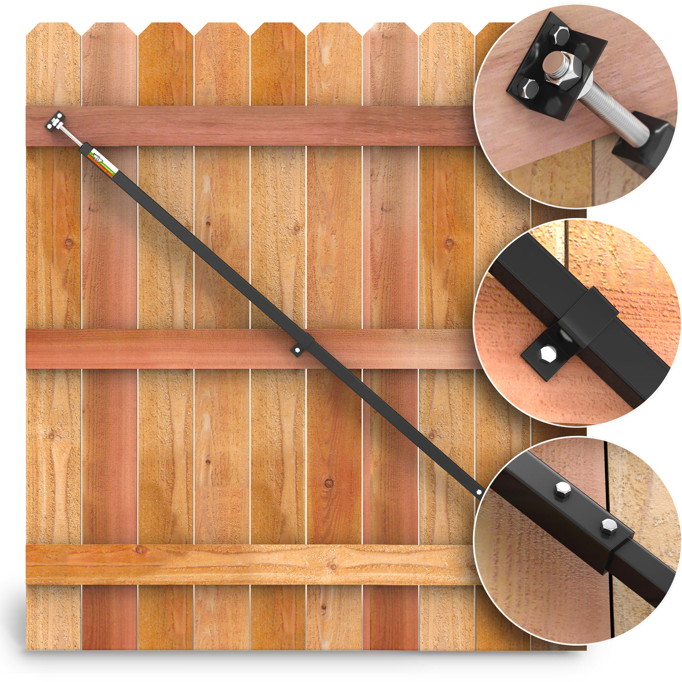 True Latch 10' Telescopic Gate Brace