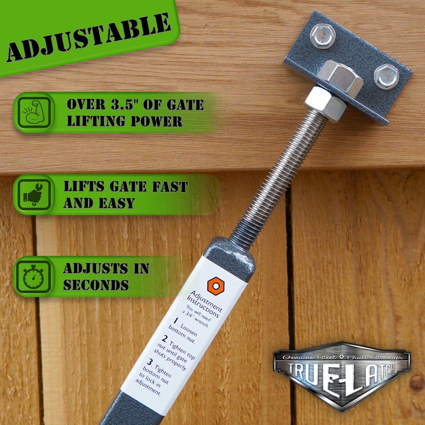 True Latch 6' Telescopic Gate Brace