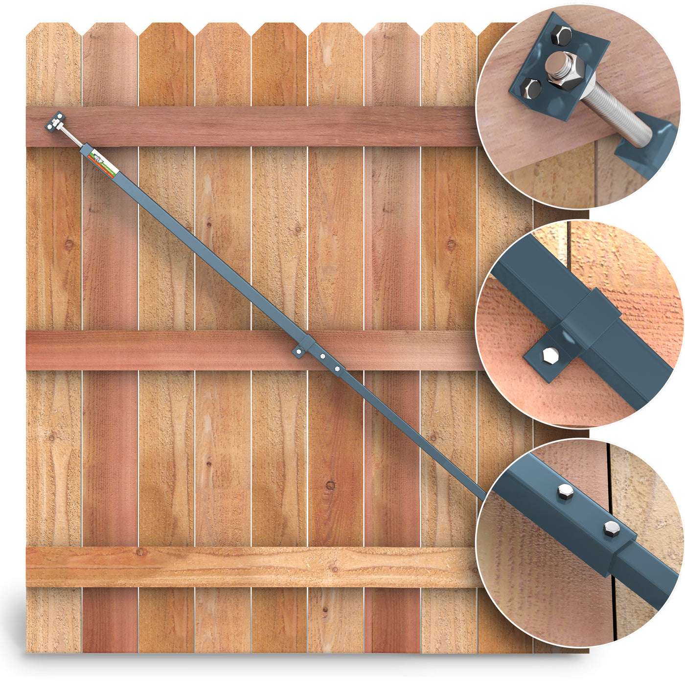 True Latch 6' Telescopic Gate Brace
