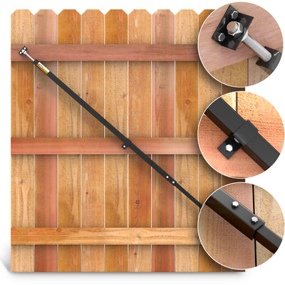 True Latch 8' Telescopic Gate Brace